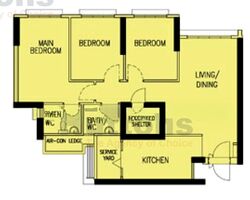 Blk 90A Telok Blangah Parcview (Bukit Merah), HDB 4 Rooms #534104581